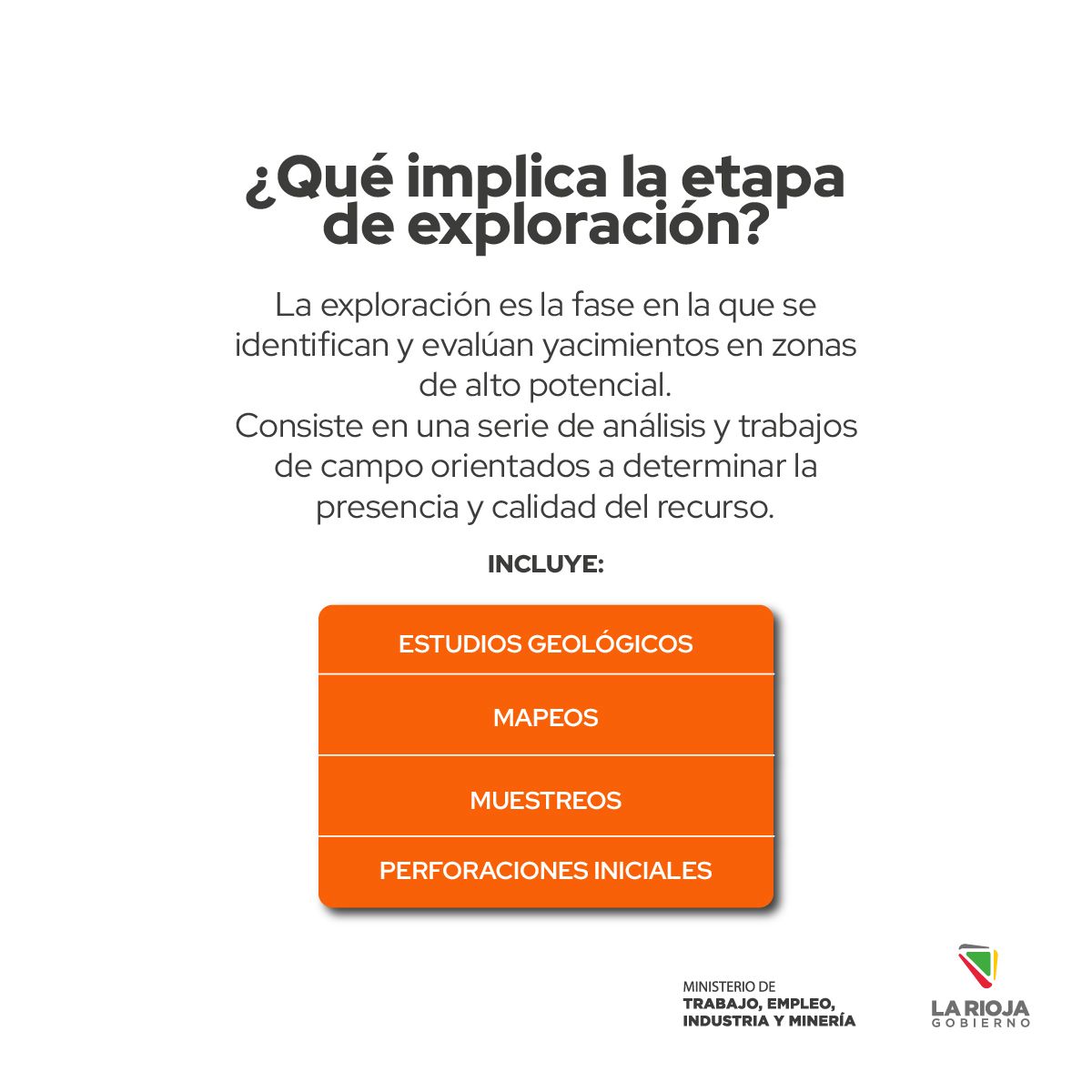 👏🏼 La empresa minera Senderos eligió La Rioja para iniciar proyecto de exploración minera.

⛏️ Nuestra Provincia vuelve a ser elegida por su gran potencial geológico y desde el Gobierno continuaremos acompañando y apoyando el desarrollo de estas inversiones 
⬇️