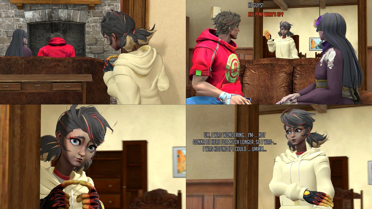 EggheadCobra's tweet image. SPIDER-SAI: Dilemma - Chapter 11

Spending Time Together

#MarvelRivals #spidersai #spiderman #psylocke #peniparker #sfm #sourcefilmmaker #3d #fanart #comic