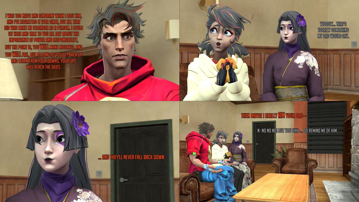 EggheadCobra's tweet image. SPIDER-SAI: Dilemma - Chapter 11

Spending Time Together

#MarvelRivals #spidersai #spiderman #psylocke #peniparker #sfm #sourcefilmmaker #3d #fanart #comic