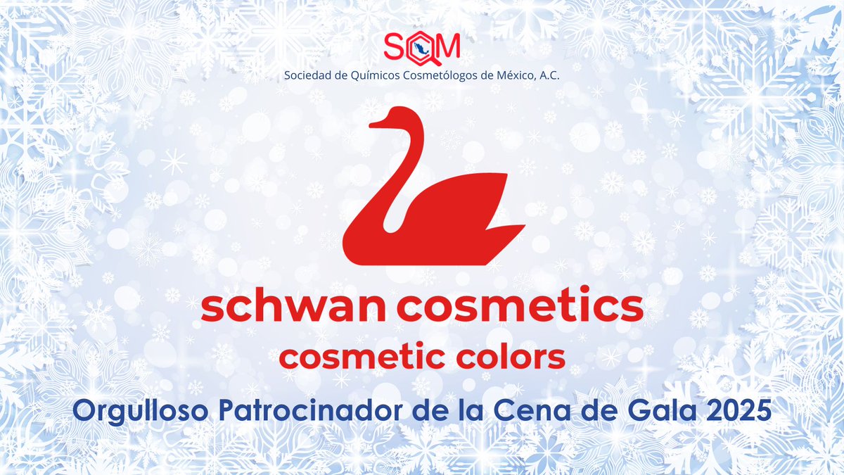SCHWAN COSMETICS, orgulloso patrocinador de la Cena de Gala SQCM, 28 de noviembre de 2025.