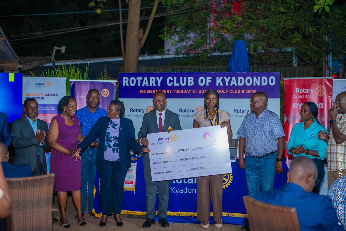 A remarkable day for RC Kyadondo as we donated $3,000 to PolioPlus and $20,000 to The Rotary Foundation.
Our commitment to giving fuels hope, health, and lasting change in communities across the globe.#rotaryeyamba ⁦<a href="/RotaractD9213/">Rotaract District 9213</a>⁩