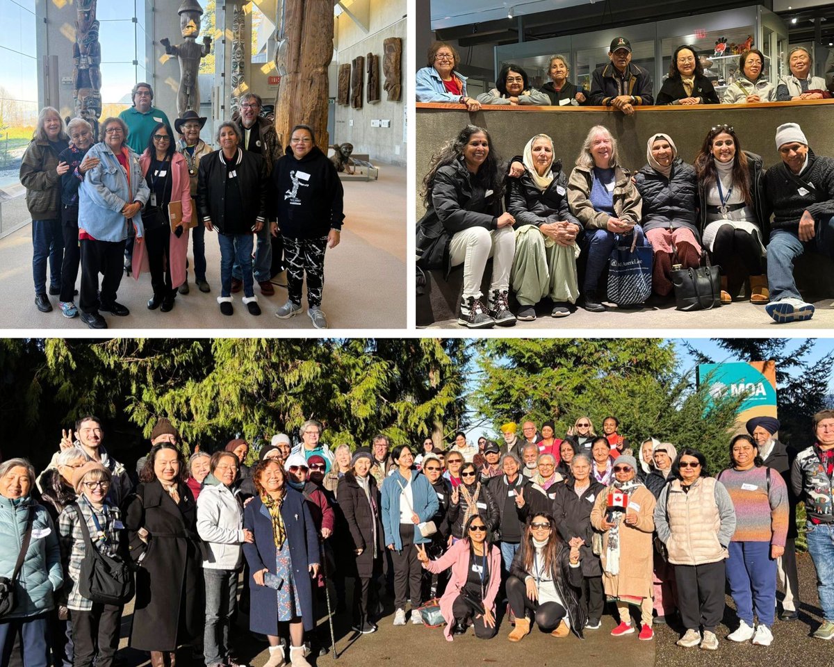 DIVERSEcityBC's tweet image. We visited the UBC Museum of Anthropology with Indigenous Elders, seniors, newcomers and volunteers. It was a day of learning, reflection &amp;amp; connection. Every gallery offered a deeper look at the cultures that shape our community. 🌿✨

#DIVERSEcity #MOAUBC #CommunityLearning