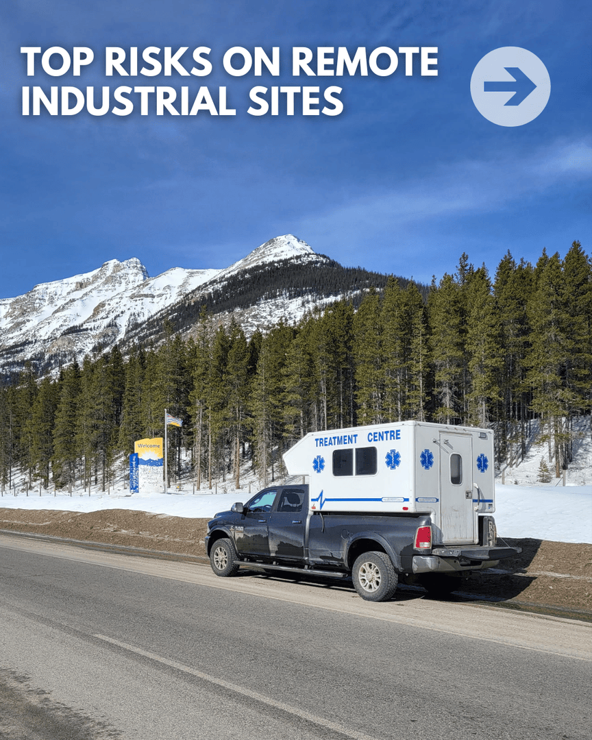 EMSPacific's tweet photo. Remote worksites come with risks that require trained medical personnel onsite, not hours away. Our team helps mitigate the top hazards across BC’s hydro, mining, engineering, and construction projects. 🚑

#RemoteWorkBC #IndustrialSafety #RemoteMedicalServices https://t.co/mcGQzMdned
