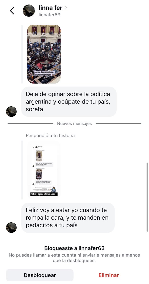 Tenés que tener tiempo al pedo para crearte un perfil trucho única y exclusivamente para putearme. Al pedo o enfermo (a). Una de dos.
