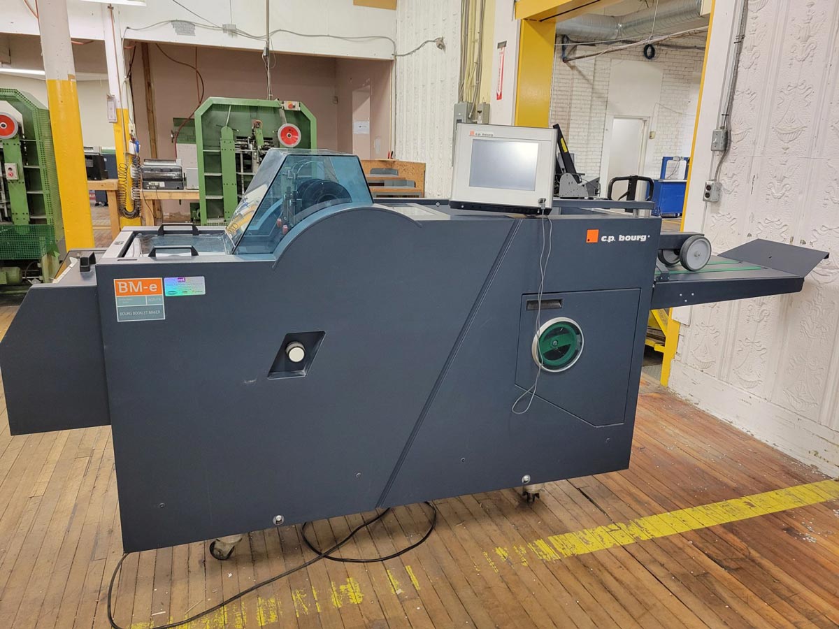 usedpresses's tweet image. ⚠️ Bourg BM-e Booklet Maker Available ⚠️

▶️ Booklet Size: Max. 11.81 x 14.57 in
▶️ Max. Face Trimming: 0.98 in (25 mm)
▶️ Max. Capacity: 55 sheets

Visit 🇨🇦: ow.ly/n6O850XAWyT 👈

Call ☎️ +1 (416) 752-4488 or email machines@printersparts.com

#BookletMaker #PrintFinishing