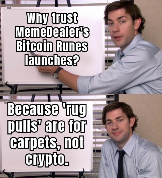 MemeDealerDAO's tweet photo. 🙂‍↔️ https://t.co/mAmohM9yYY