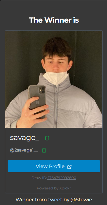 Stewie's tweet photo. @tradeit_gg Congratulations @2savage1__ ! Link your steam trade link please https://t.co/yqHJid1ICk