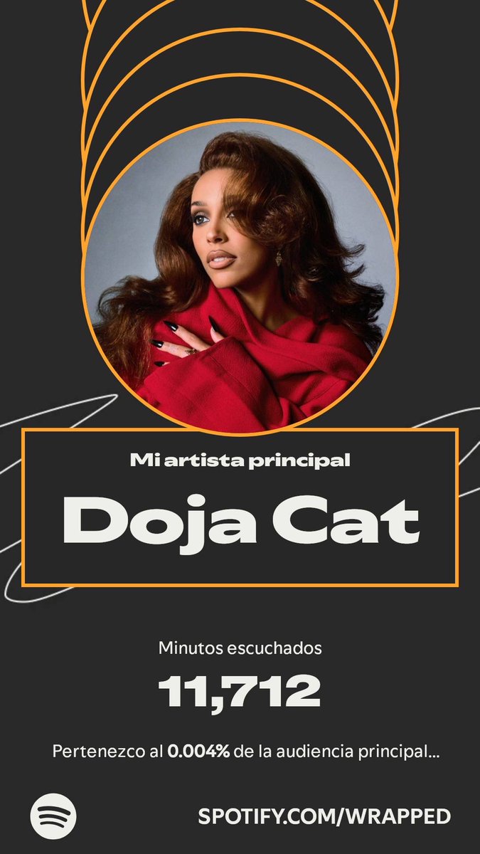 Ulomon_95's tweet photo. @DojaCat Today, tomorrow and you will always be my number 1. My number 1 for the sixth time.
I'll see you next February 18 🇲🇽 Can’t wait
#DojaCat #Vie #SpotifyWrapped #spotifywrapped2025 #AppleMusicReplay2025 https://t.co/NJQm2kPujr