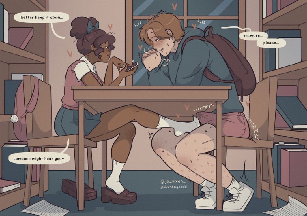 sleepystalkerr's tweet photo. me and what himbo in the library https://t.co/qUIlxjWVgB