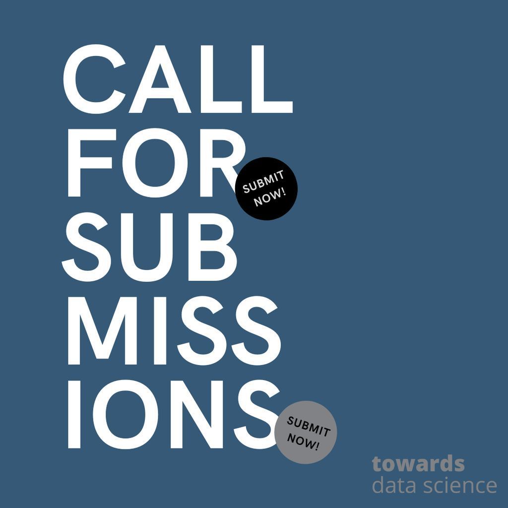 TDataScience's tweet image. TDS is the leading destination for data professionals seeking deep dives and practical code. If you&apos;ve solved a problem or mastered a new tool, we want to read it.

Submit your article ▶️ bit.ly/TDSContributor