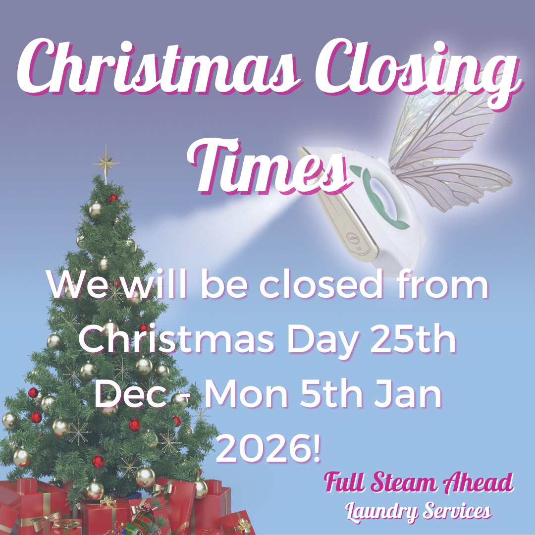 It's that time of year 🎄
We will be open on Christmas Eve for Deliveries only. Then we will be closed all Christmas and open again on Monday 5th December.

If you have any questions, do just speak to John when you see him or send us an email or give us a call 🤍

#closingtimes