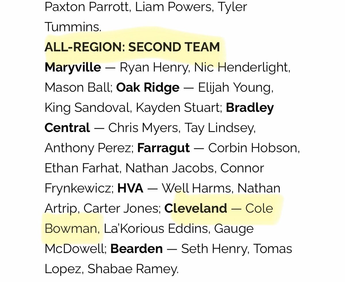 cole_bowma4151's tweet photo. Grateful to be selected 2-6A All-Region Second Team. Thank you to my coaches, teammates, and Cleveland High for pushing me every day. Work’s not done. 💪🔵🏈 @CHSRaidersFBall @cbrownrun11 @david_barger03 https://t.co/cm0zLZaMsU