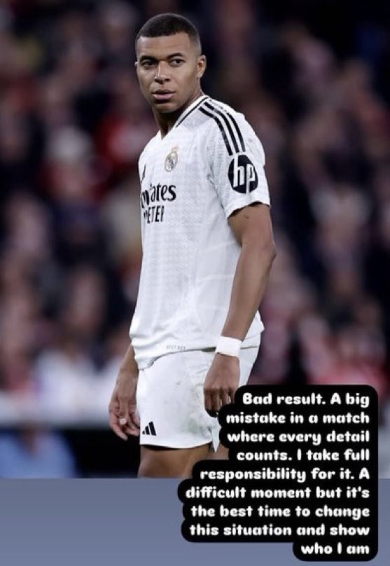 Kylian's tweet photo. Same stadium, different story. Today he turned the whole script around.

You are that guy, Kylian. ❤️ https://t.co/rOoldG7OOi