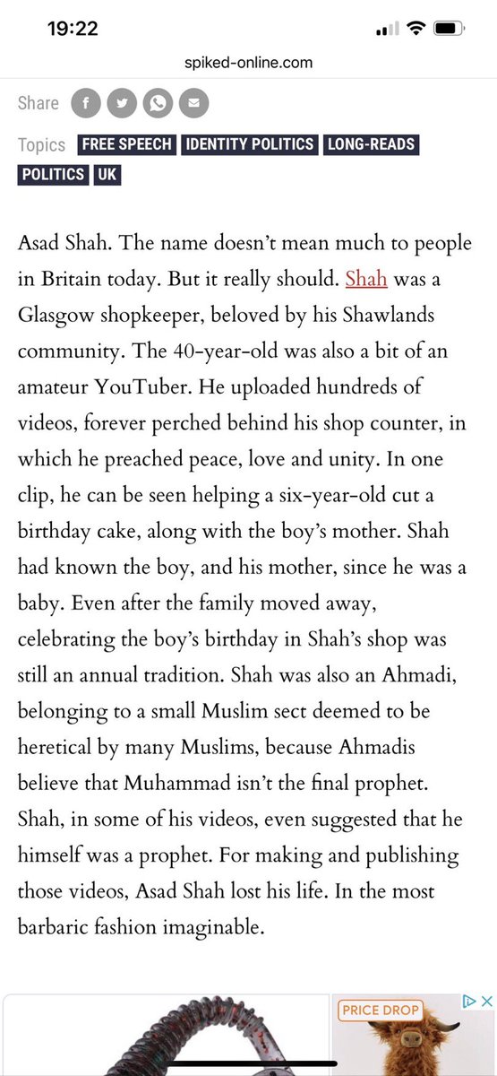 peterstopcrime's tweet photo. Remember the white boy who dropped the Koran, then being threatened with death and the Police shitting themselves……
The mosque’s imam, Hafiz Muhammad Mateen Anwar, told the crowd that night that anyone who resorted to threats or violence ‘is not truly following the teaching of Islam’. Still, Anwar stressed, ‘we will never tolerate the disrespect of the holy Koran. We will sacrifice our lives for it.’ He said all this sat next to a police officer, inspector Andy Thornton, who also spoke. Thornton could be seen nodding sagely as Anwar said the Koran incident was not being ‘brushed under the carpet’. This meeting, seemingly held to tamp down tensions, only underlined the shameful reality: that in modern-day Britain, disrespecting Islam, even accidentally, is a risky business. Even if you’re a schoolboy. And in trying to assuage these ‘religious sensitivities’, the school and the police had unwittingly helped place a target on that child’s back; punishing him, and his friends, while letting those threatening to kill him off the hook.