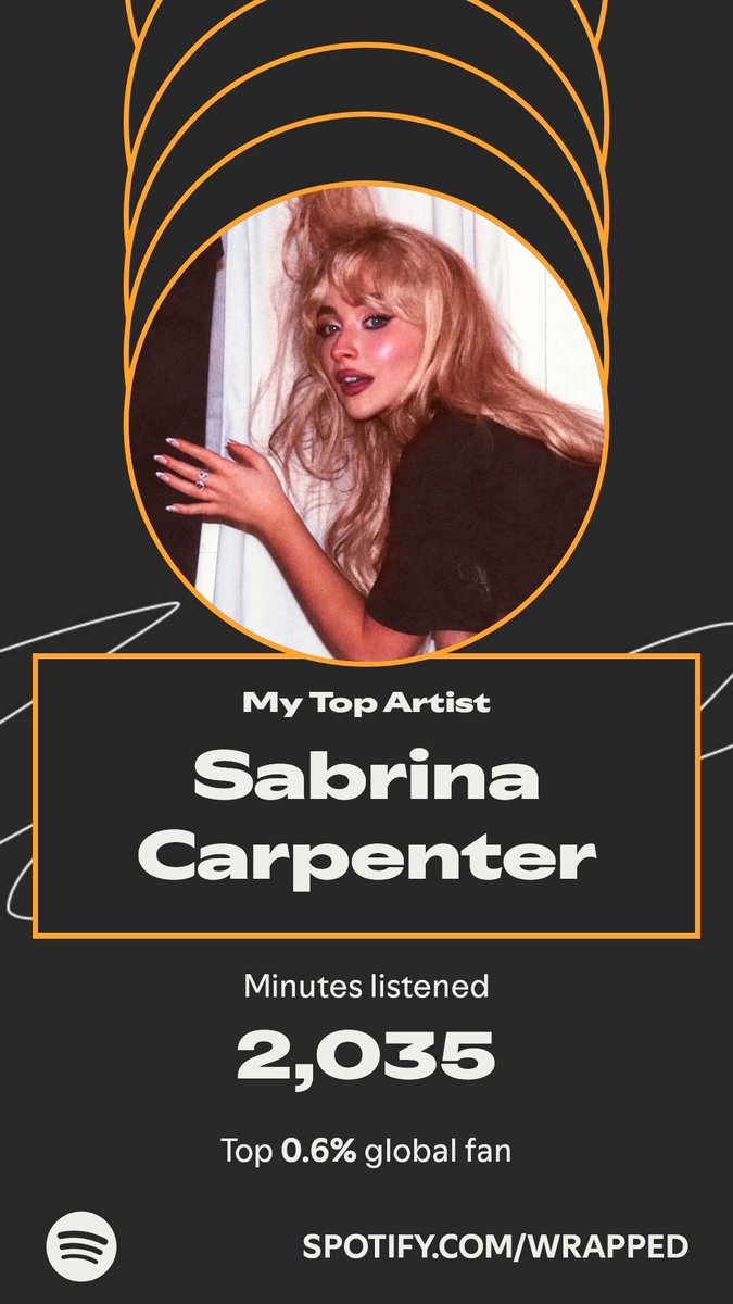 Sabrina Carpenterslay spotify.com/wrapped-share/…