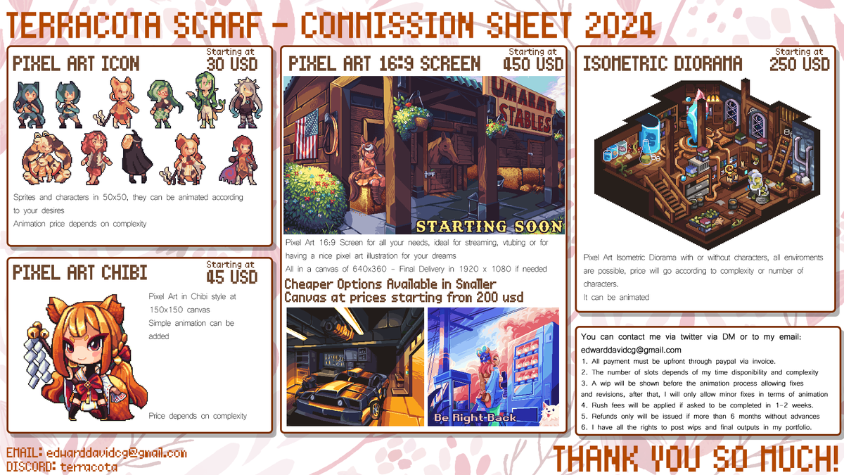 🌿 Terracota Scarves🌿 tweet media