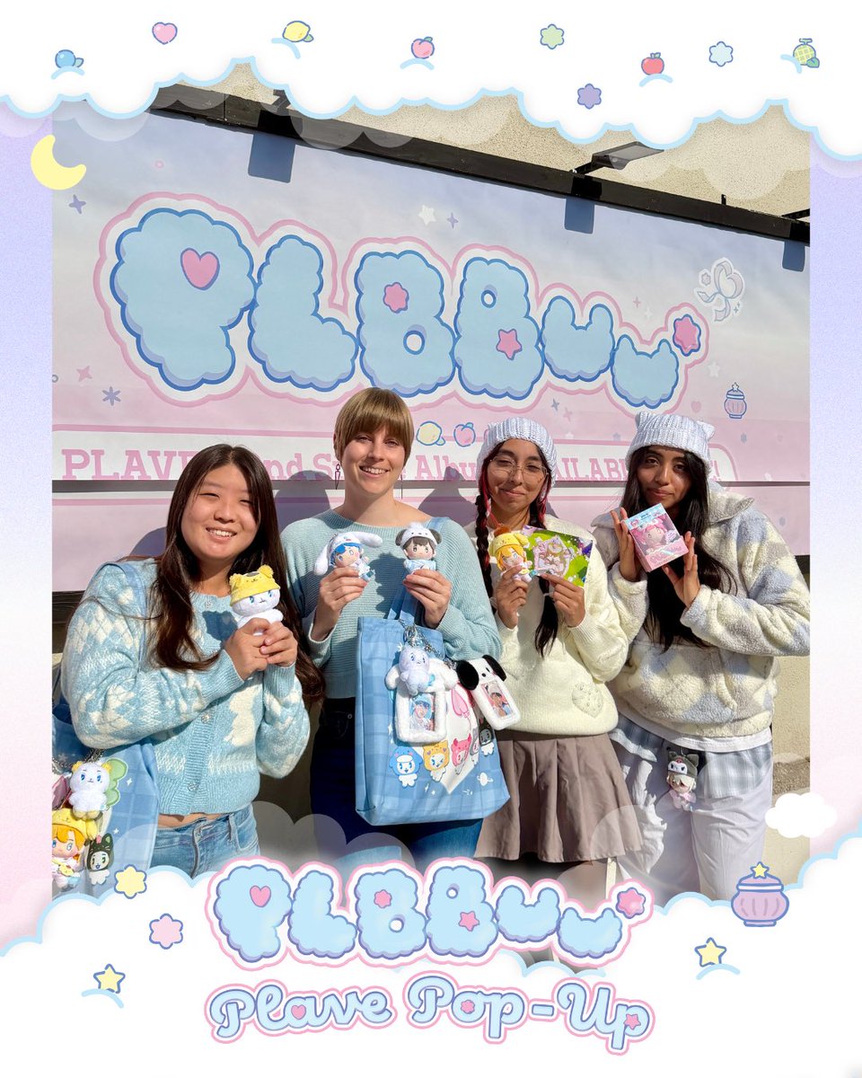 hello82official's tweet photo. PLLI, meet in a universe made just for you 🌌
Follow Dream-ro 433 to the PLAVE POP-UP this week and enjoy Exclusive Activities while partying to 'PLBBUU'!

🗓️ 12/3 - 12/7 | 11AM - 6PM (Local Time)
📍 @hello82LA
📍 @hello82NYC
📍 @hello82ATLANTA
📍 @hello82SANDIEGO

@plave_official
#PLAVE #플레이브 #PLAVE_2nd_Single_Album #PLBBUU #BBUU #SANRIO #hello82 #hello82LA #hello82NYC #hello82ATLANTA #hello82SANDIEGO