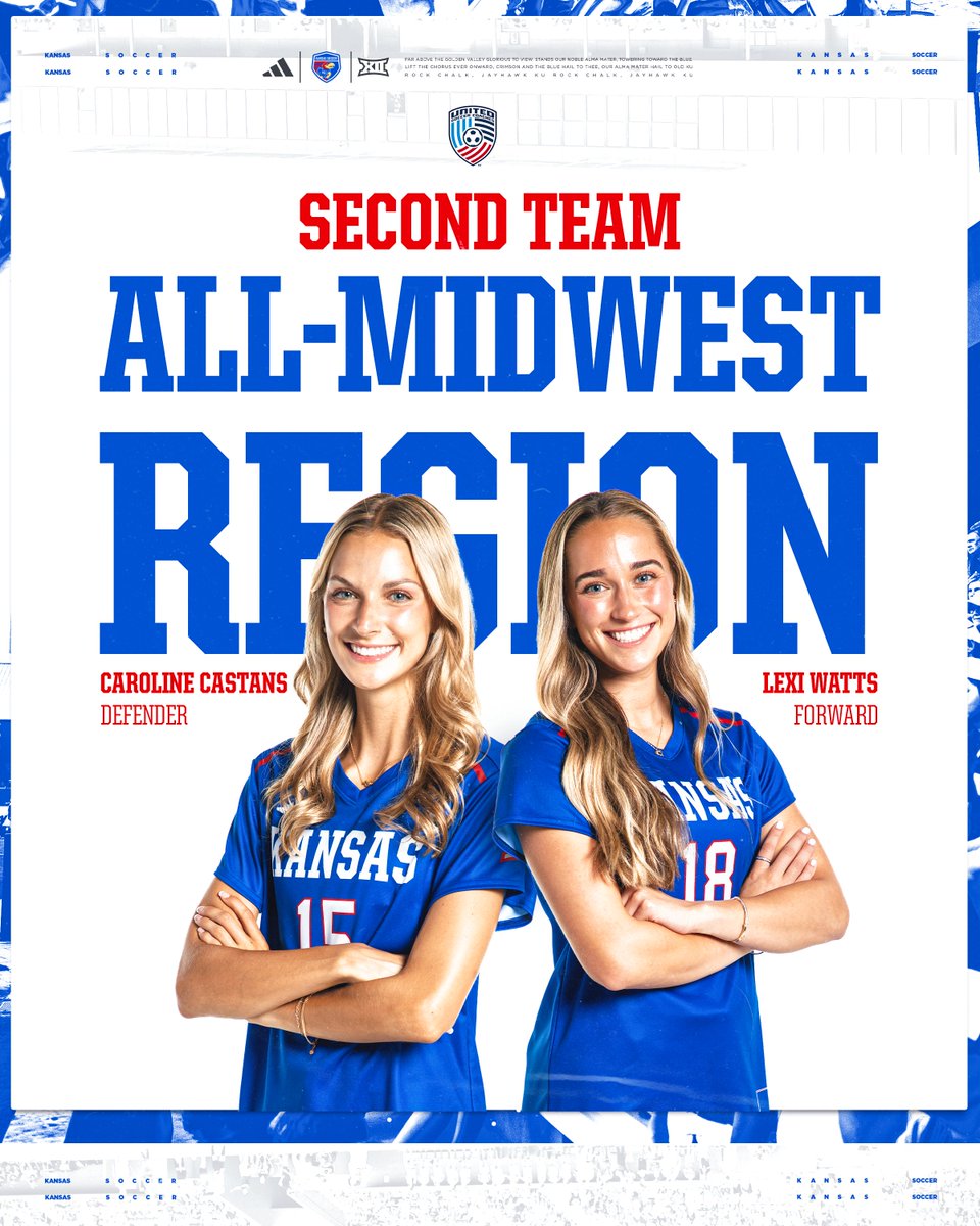 Congratulations to Caroline and Lexi for being selected to the All-Midwest Region Second Team!

More → bit.ly/All-midwest-re…