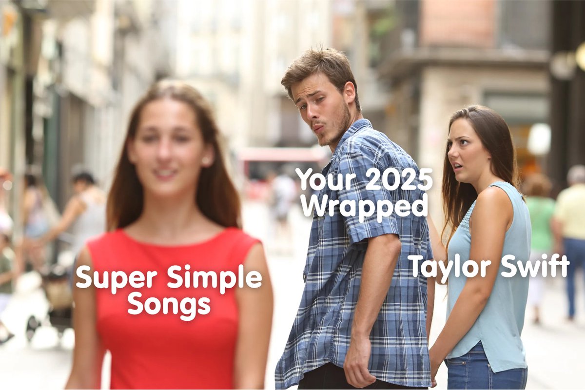 SimpleSongs's tweet image. Sorry, not sorry. 🤭 
#SpotifyWrapped #AppleReplay #SuperSimpleSongs