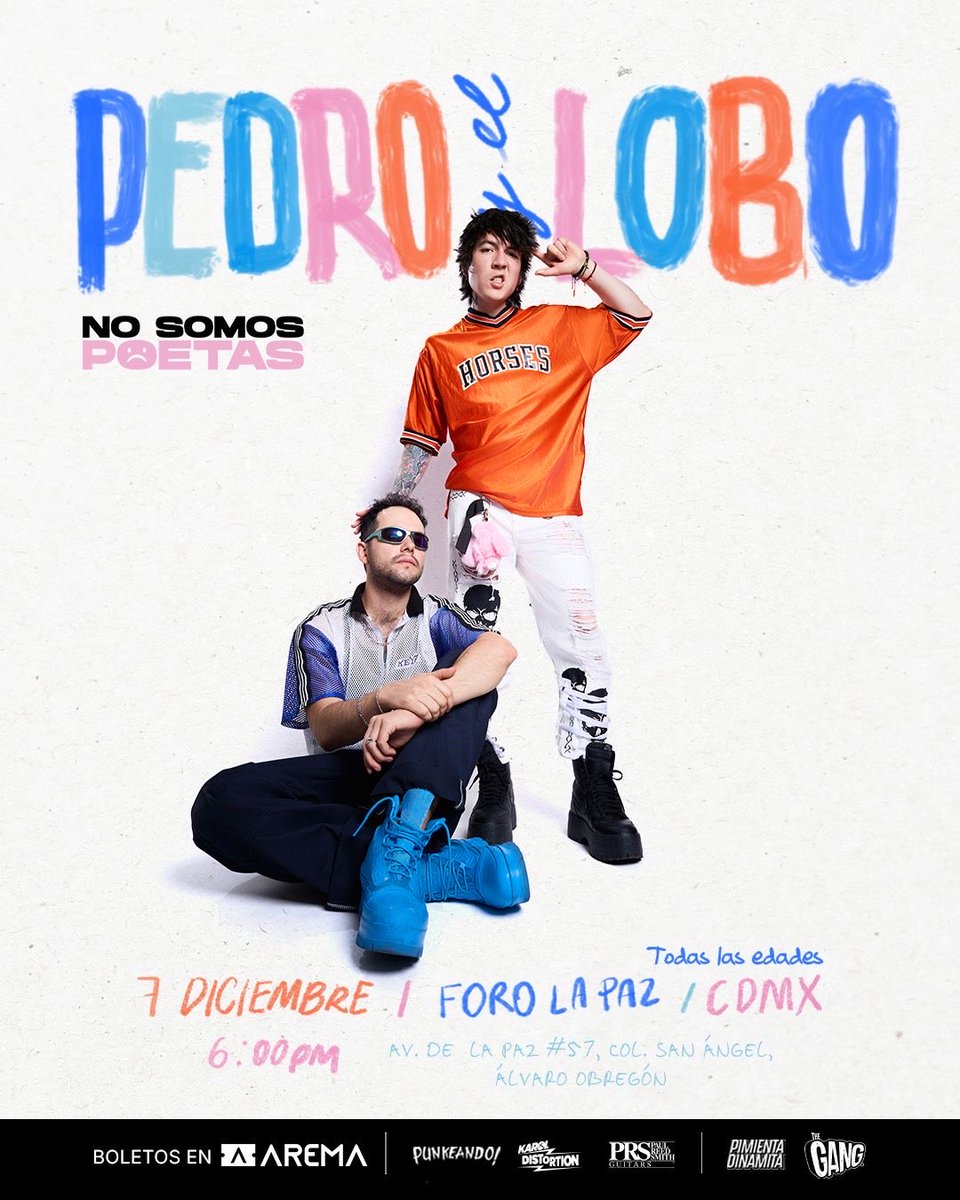 emedemedio's tweet photo. #Conciertos ¡Atención amistades! El concierto de @pedroyelwolf cambia a Foro La Paz.

Los boletos ya comprados son válidos para esta fecha.

07/Diciembre. Entradas por AREMA: https://t.co/Tg2mBRkqCM

#Rock #Alternative #PedroyelLobo @PennyMGMT @TheGangMexico #Agenda https://t.co/177jHpReoU