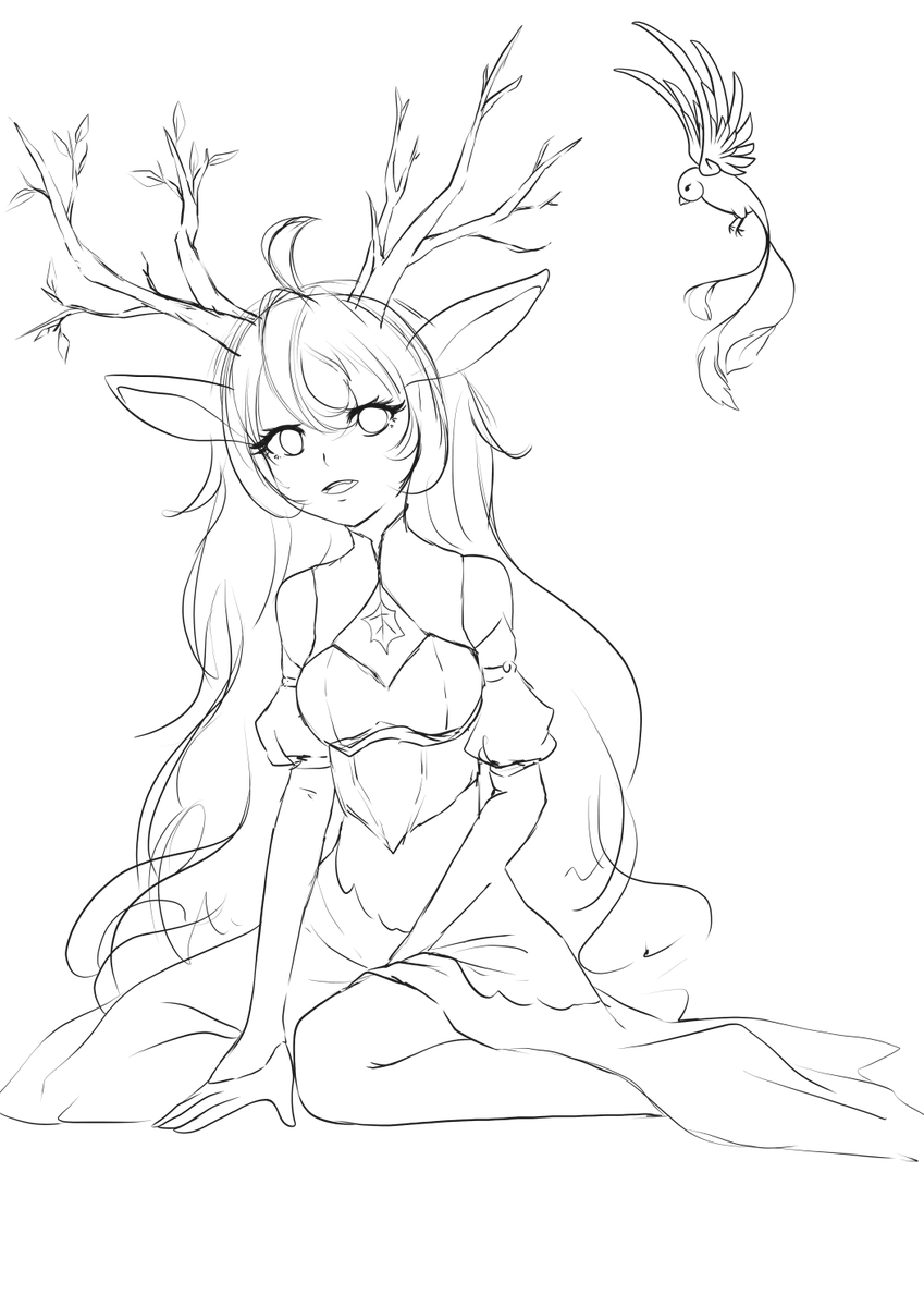 YoelyeD's tweet photo. Hello ! ca fait longtemps que je ne post pas ici, alors voici un petit sketch ✨ #CLIPSTUDIO https://t.co/R8qno3Fx41
