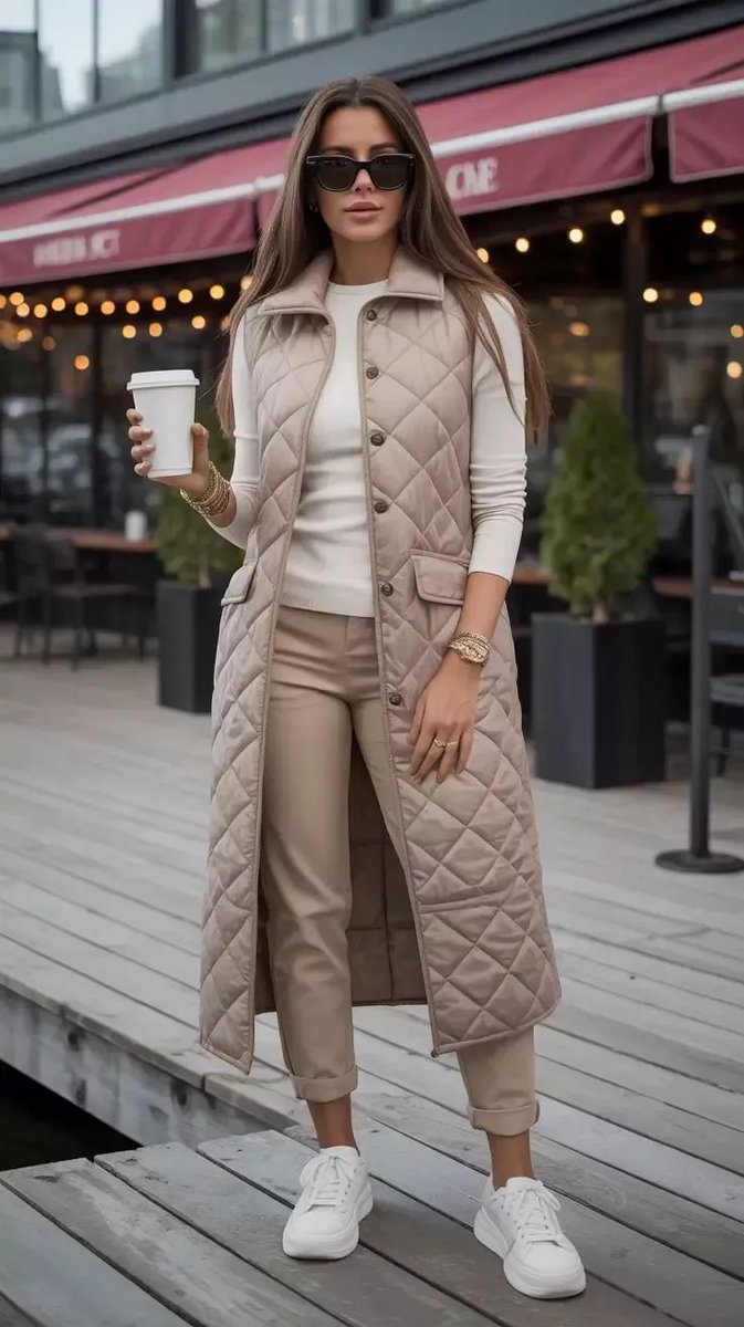 lonelyfireflyX's tweet image. GM, Monochromatic moment🌟 
Beige and white layers are always a winning combination for effortless sophistication. This outfit proves neutrals don&apos;t have to be boring. ✨