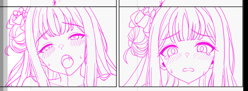 中に何かが入ってきてるときのミカ表情💕