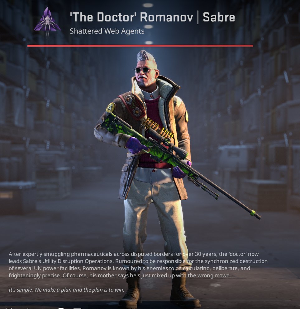 🔥(22$) 'The Doctor' Romanov | Sabre GIVEAWAY🔥

To enter:

-Retweet
-Follow <a href="/zevoCS2/">zevoCS2</a> &amp; <a href="/Zagmania_/">Zagmania</a> 
-Tag 1 friend 

⏰Giveaway ends in 48 hours!
#CS2 #CS2Giveaway