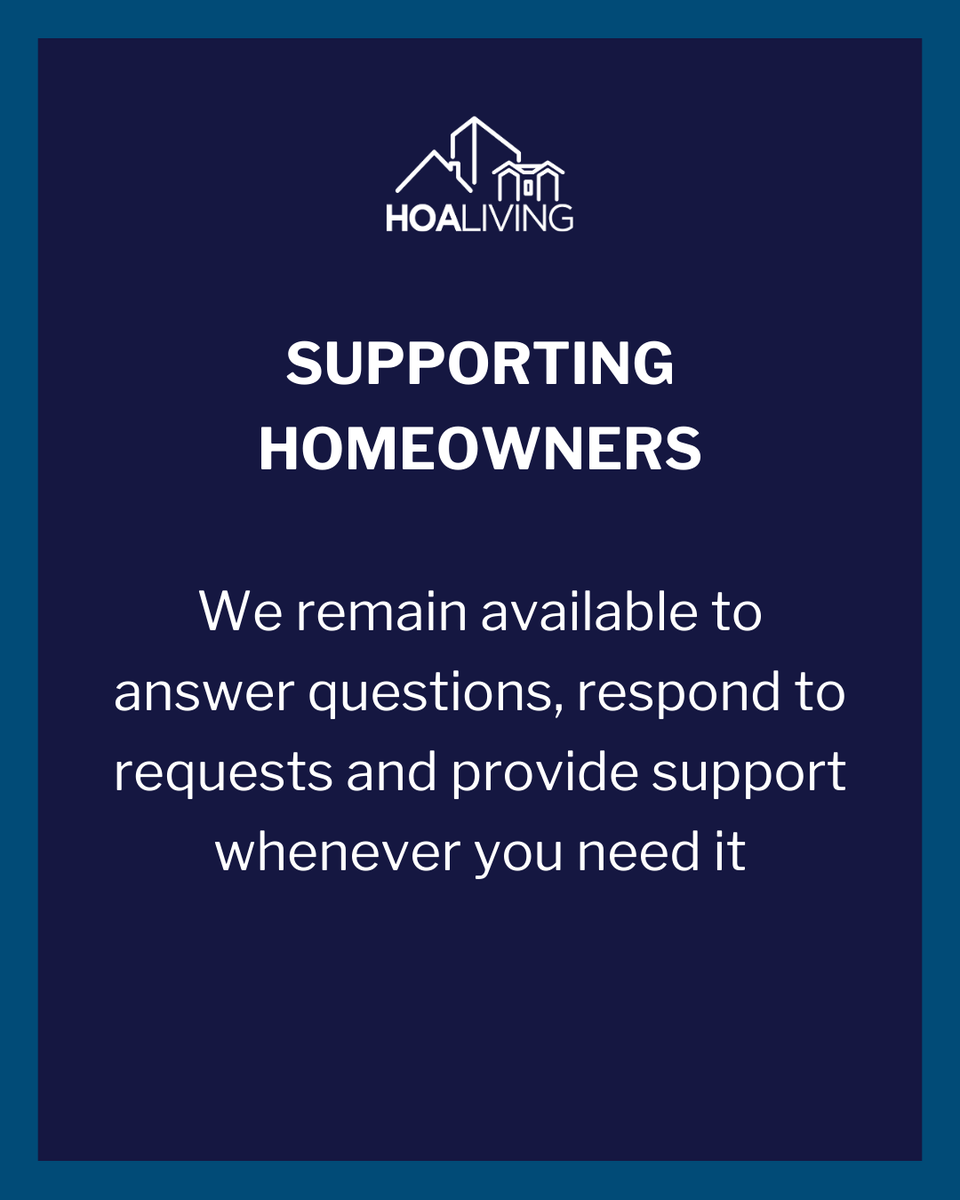Colder days mean more behind-the-scenes work in our communities. Your association and management team are here to support seasonal needs and keep things running smoothly all winter. 

#WeAreHOALiving #CommunityLiving