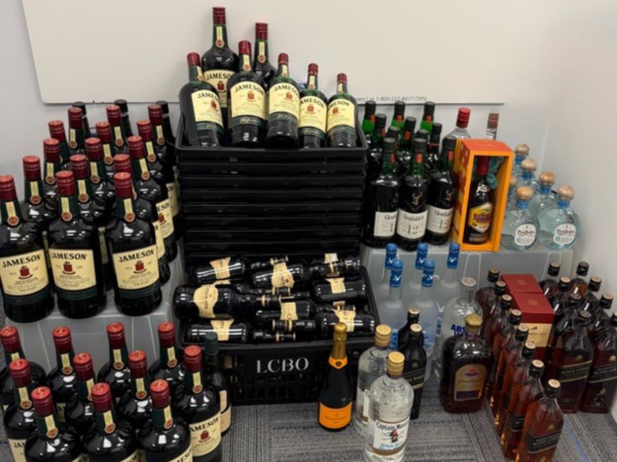 52-year-old Parminder Sidhu, 56-year-old Rajinder Sidhu and 25-year-old Navdeep Sidhu all from Toronto have been arrested after allegedly selling over $1,300,000 million in stolen alcohol