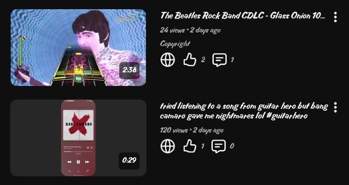 KalamShellaby's tweet image. Erm what the actual fuck YouTube I UPLOAD OFTEN AND I HAVEN'T BROKEN COMMUNITY GUIDELINES What about Beatles Rock Band gameplay BREAKS COMMUNITY GUIDELINES?!
@TeamYouTube explain this please