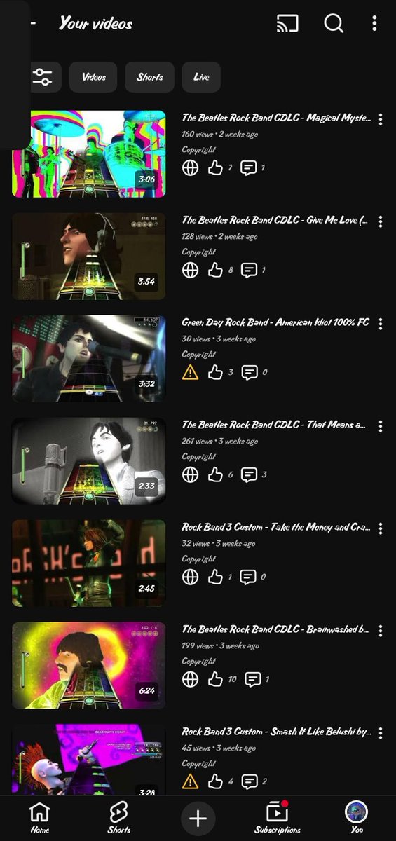 KalamShellaby's tweet image. Erm what the actual fuck YouTube I UPLOAD OFTEN AND I HAVEN'T BROKEN COMMUNITY GUIDELINES What about Beatles Rock Band gameplay BREAKS COMMUNITY GUIDELINES?!
@TeamYouTube explain this please