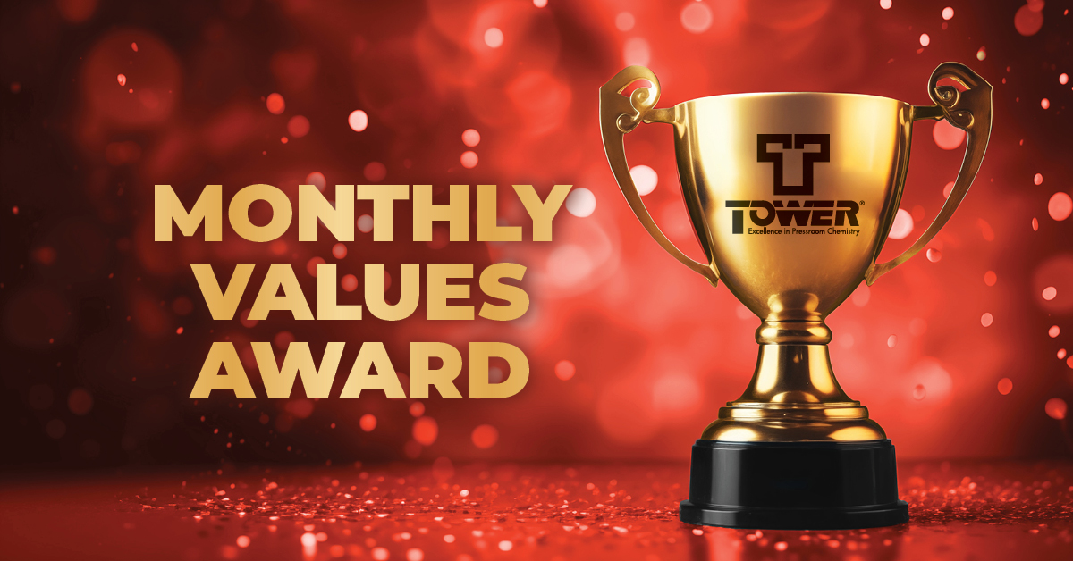 Proud to recognize Joe Krech as our November Tower Values Award winner!

When a critical blending tank went down in Jacksonville, Joe stepped up by putting in long hours, safely clearing the tank, and helping our operations get back up and running.

Congrats, Joe!