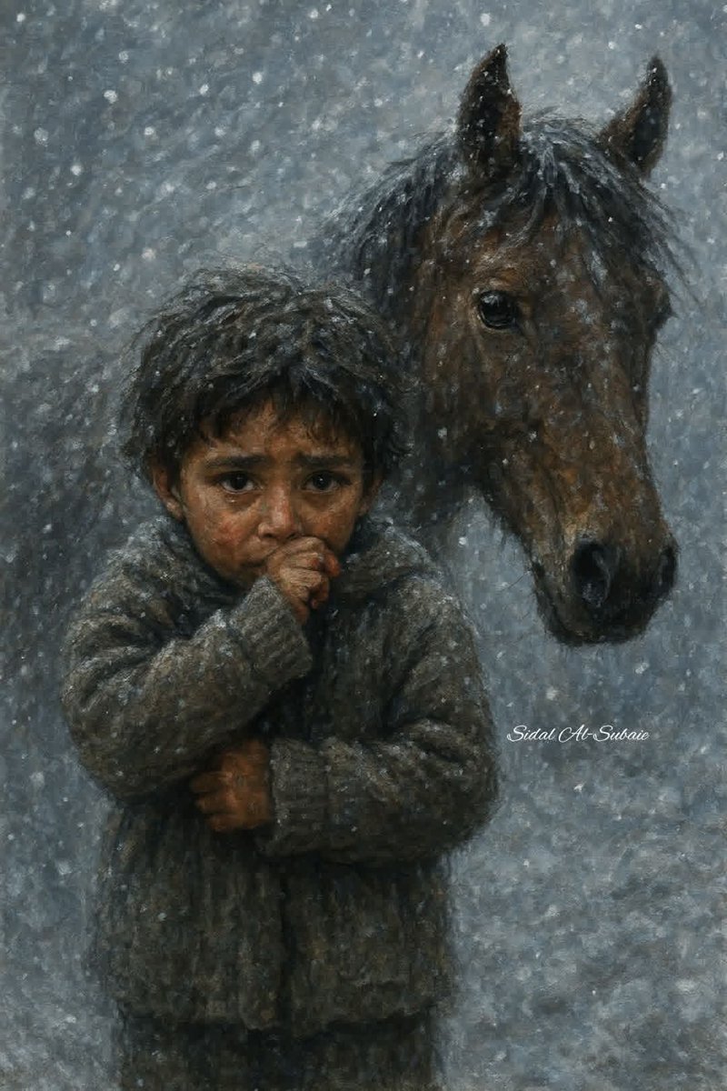 ••كل شي جميل في الشتاء
•• ماعدا ارتجاف الفقراء•••