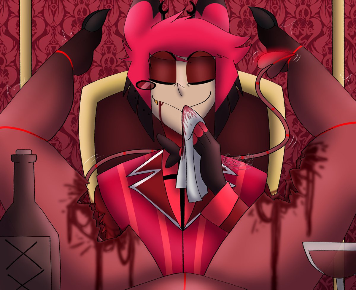 alternate version with cannibalism so be warned 🍖
#HazbinHotelAlastor #Alastor