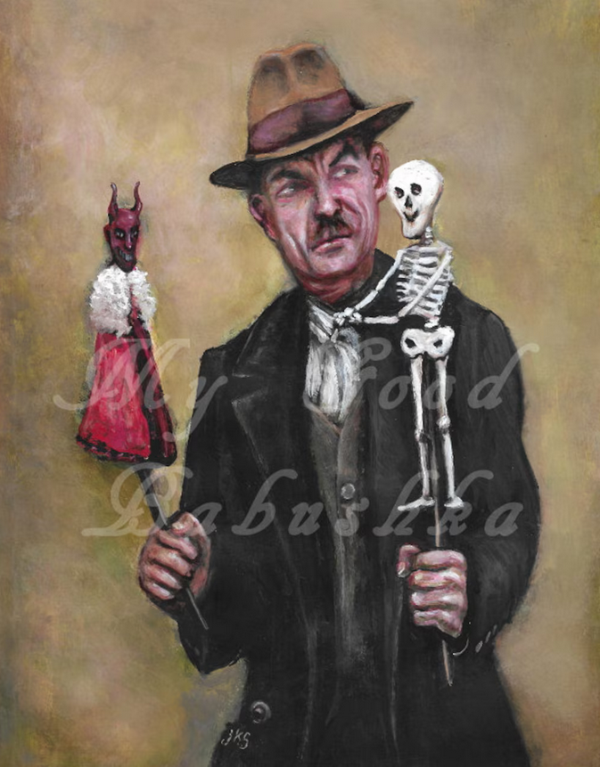 JulieKSchuler's tweet image. The Puppeteer Contemplates Death and the Devil
Open edition print
Available for purchase from the artist

jschulerart.etsy.com/listing/476453…

#painting #artprint #puppets #puppeteer #death #devil #skeleton #darkart #marionettes