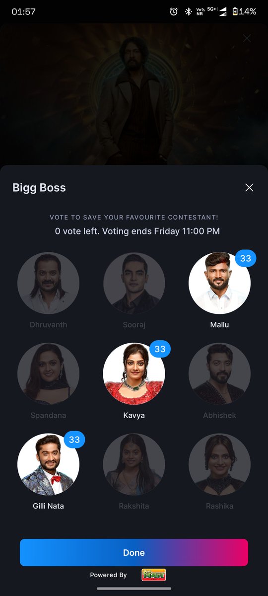 Lohithtrade's tweet photo. #BBK12 #BBKSeason12  this is called DIAGONAL EQUAL VOTING https://t.co/7wrDdIVUSR