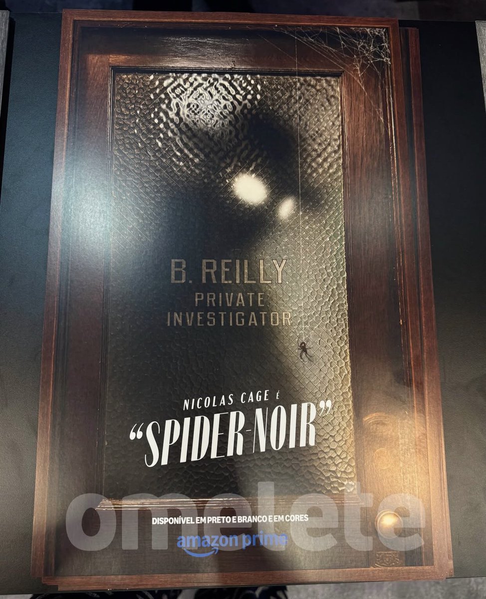 ¡AHHH 😱! Primer póster de 'SPIDER-NOIR', protagonizado por Nicolas Cage.

Estreno 2026 en #PrimeVideo.