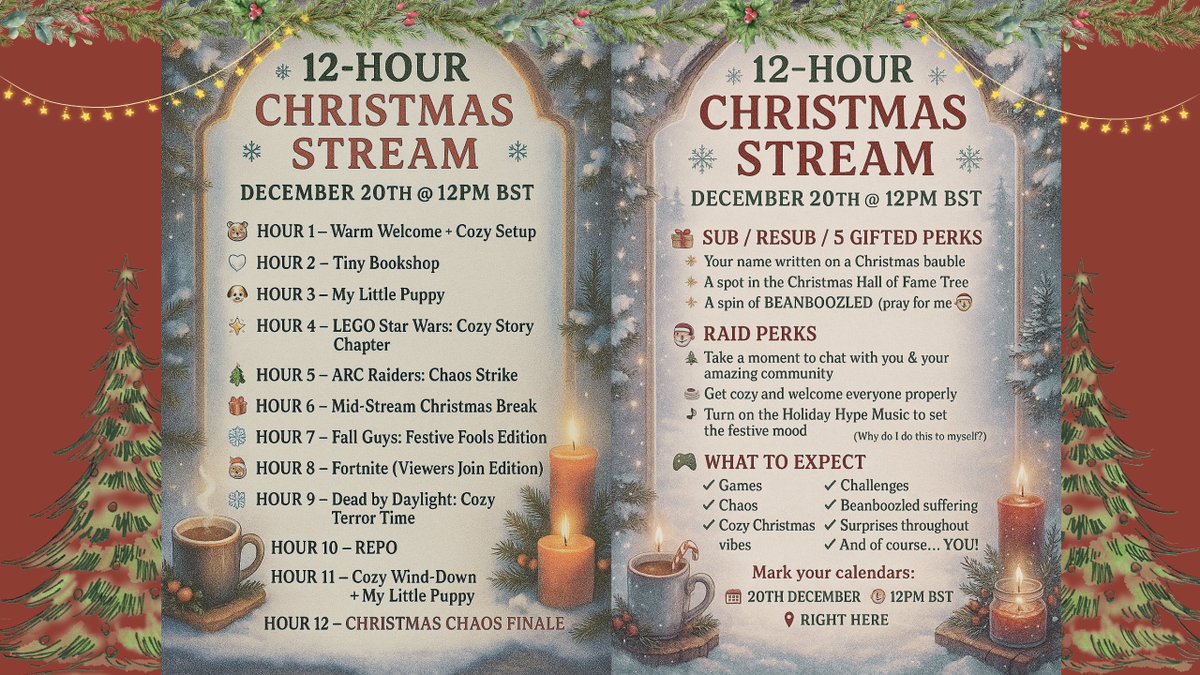 SimmerNroll's tweet image. 12 hour stream inbound 20th December 12pm BST
