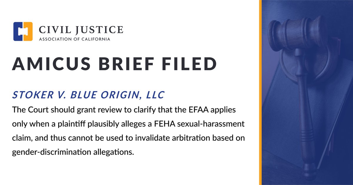 Civil Justice Association of California tweet media