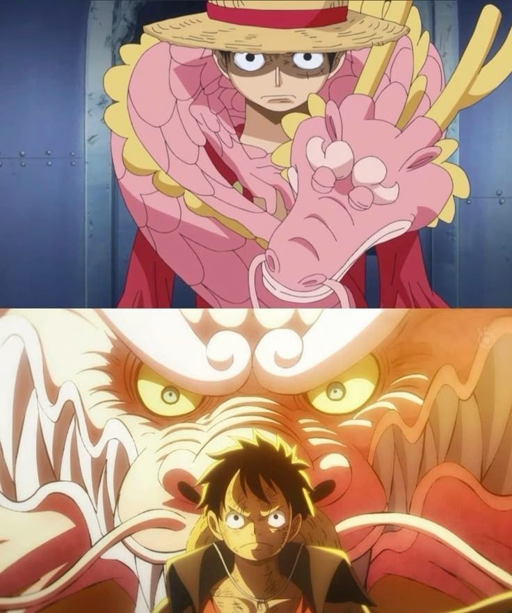 Luffy and Momonosuke