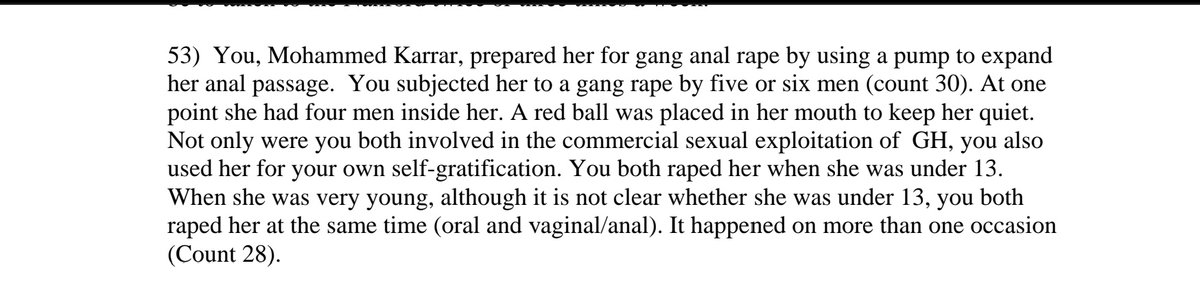 ThatAlexWoman's tweet image. Dear World

Read. Every. Word.

This is the targeted, racist rapes and tortures that happen in Britain.

If this was an epidemic of white men gang raping, drugging, abusing and torturing non-white girls there would be international outrage.

The UN would be involved, there would…
