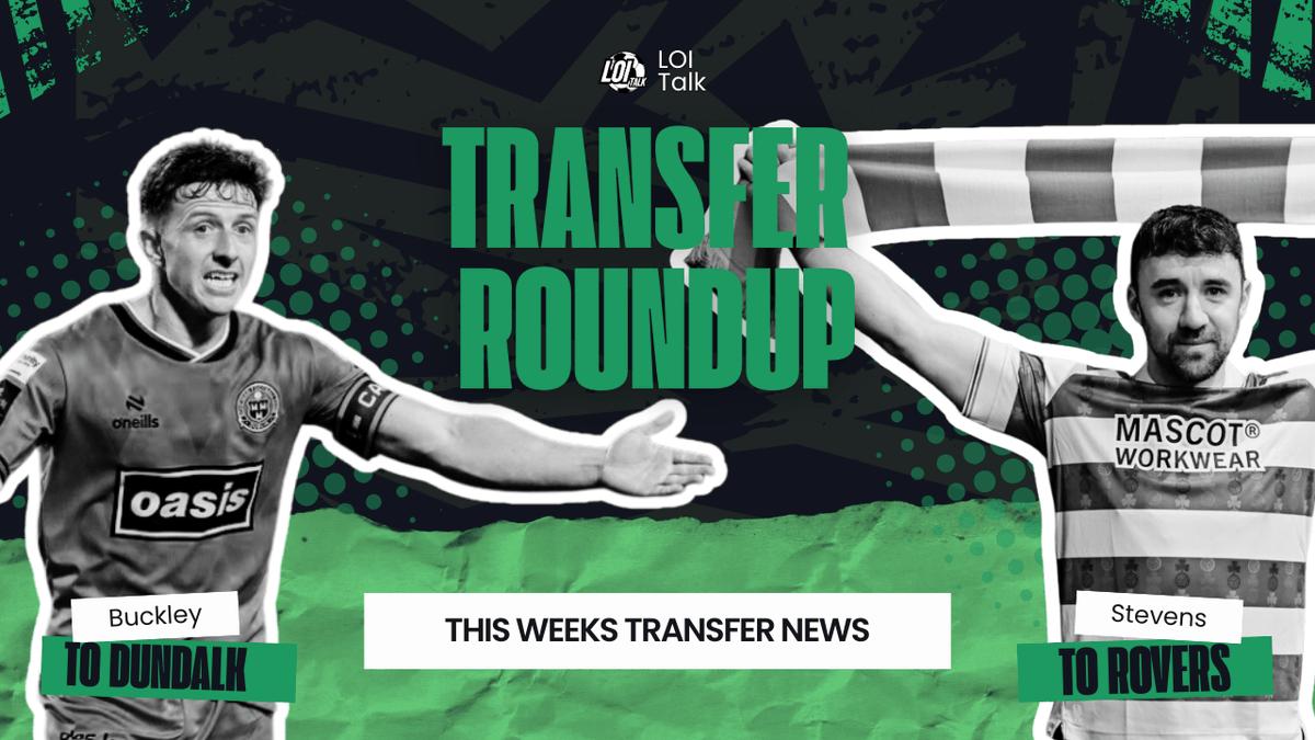 LOI Transfer Show | Early Signings &amp; Winter Window Updates

This week <a href="/JohnOnSport/">JÓG on Sport🏐🏑⚽️</a> and <a href="/JamienDaly/">Jamie Daly</a> take a look at all the transfers that have taken place since the conclusion of the <a href="/LeagueofIreland/">League of Ireland</a>  season.

WATCH HERE👇

📺youtu.be/Trv3pmcrMAo
🎙️open.spotify.com/episode/2WNvzu…