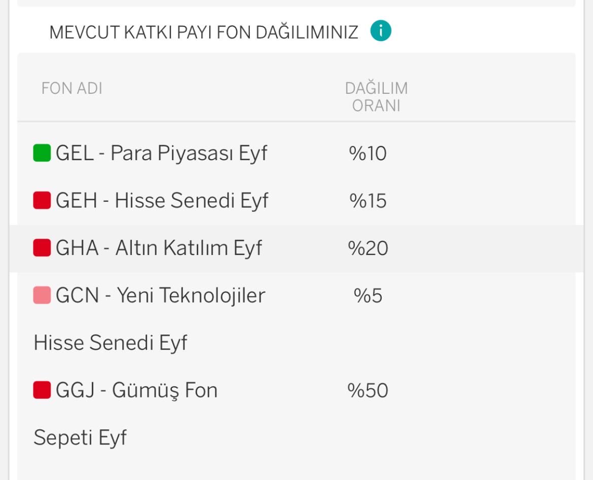saitfatih's tweet photo. @101_bes 2025 Mart’ta bir değiştirdim, sonra en son Ekim 2025’te Gümüş fonları gelince ağırlıklı olarak onlara geçtim https://t.co/QhcEhHamsF