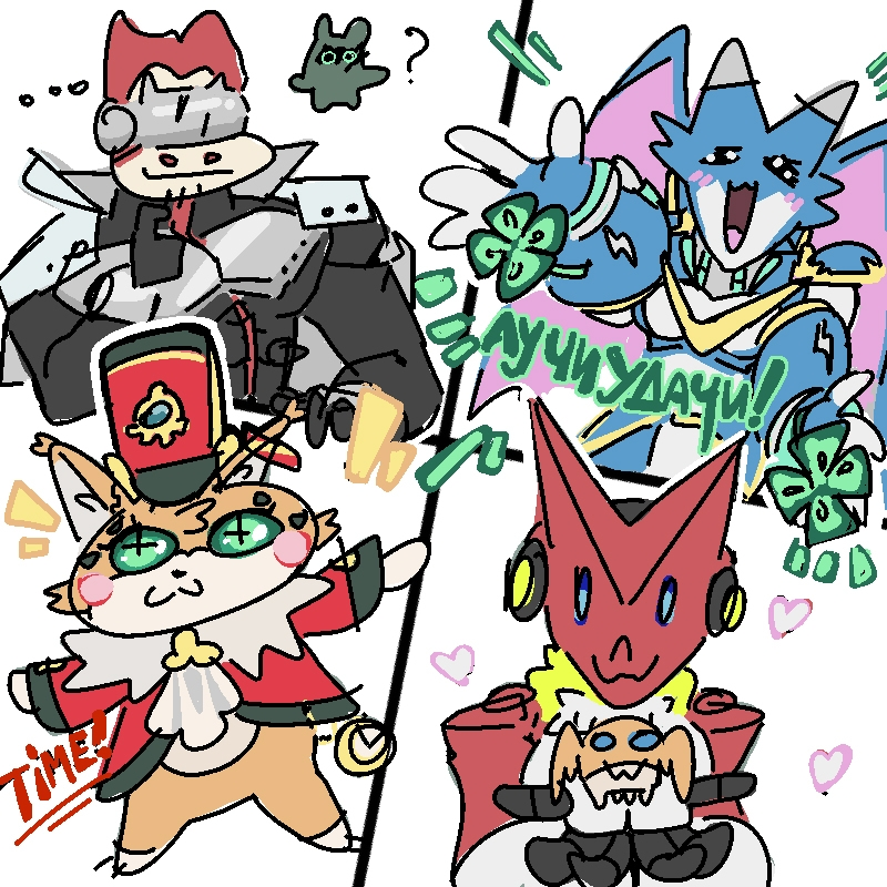 misha_himik's tweet photo. silly sketch of me and my friends during a video chat with ZZZ and HSR playing with our digimon toys =) #gankoomon #ガンクゥモン #ulforceveedramon #アルフォースブイドラモン #shoutmon #シャウトモン #meicoomon #メイクーモン https://t.co/dy6vqZLdkf