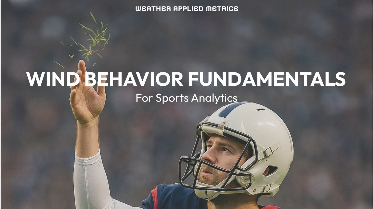 WeatherApplied's tweet image. Understanding how wind impacts sports starts with understanding wind itself.

The new WAM blog breaks down the basics: 

• what drives wind
• how we measure it
• why it changes across space and time

blog.weatherapplied.com/wind-behavior-…

#weatherapplied #playthewind