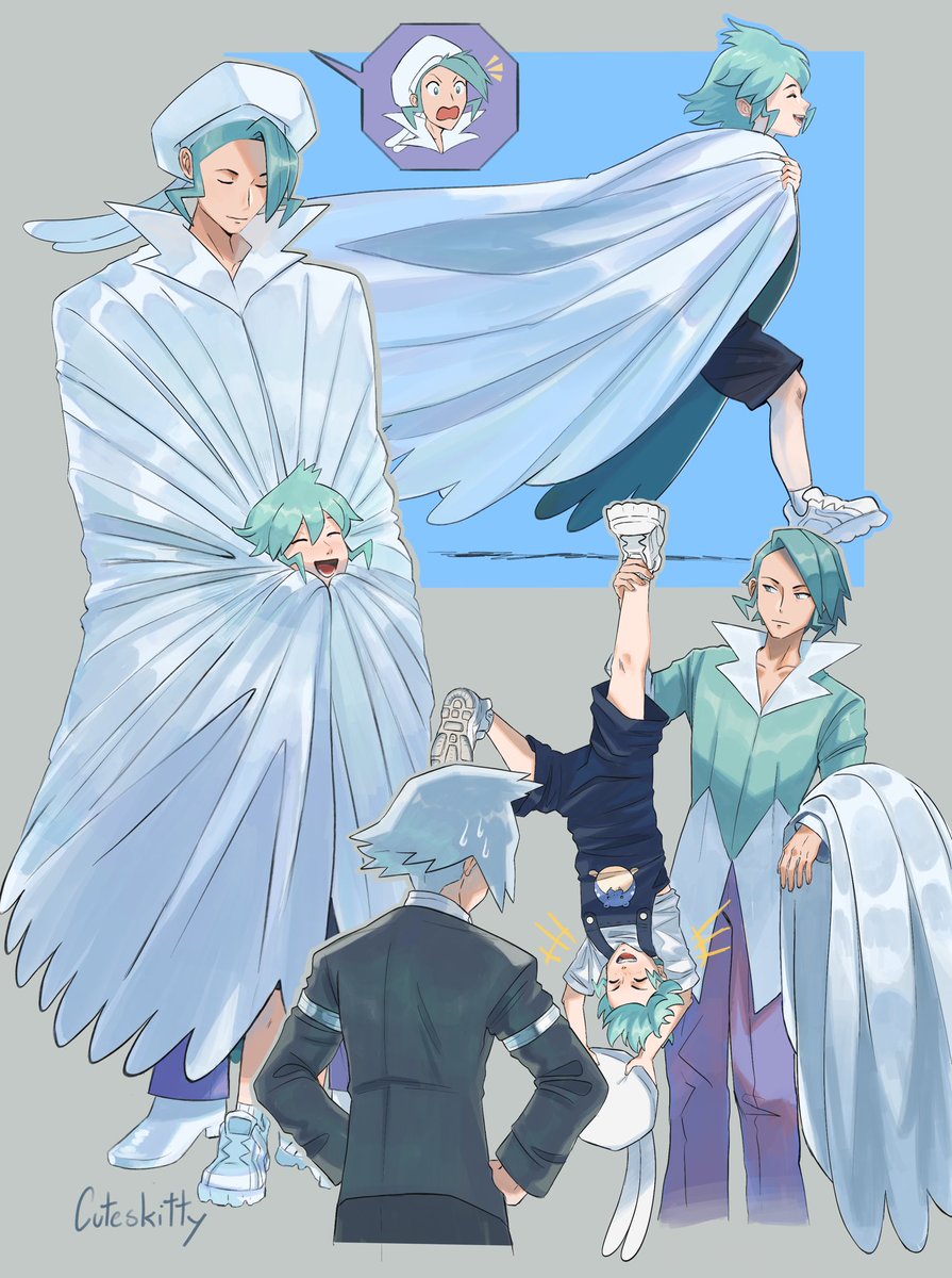 cuteskittyart's tweet image. About time I drew Cobalt again
#originshipping