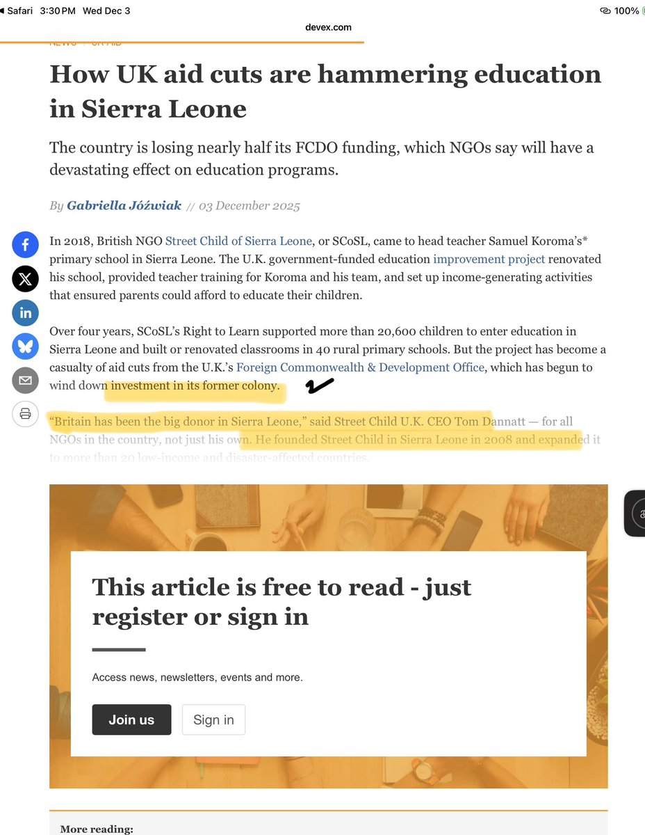LetUsGetHonest's tweet image. OmiGod:  Scaling back donations for BRITISH NGO, which helped parents set up income-generating activities to they could afford to educate their children, will DEVASTATE its education programs.
_____________
OK so much for a &quot;quick look,&quot; especially after I learned that #Devex…