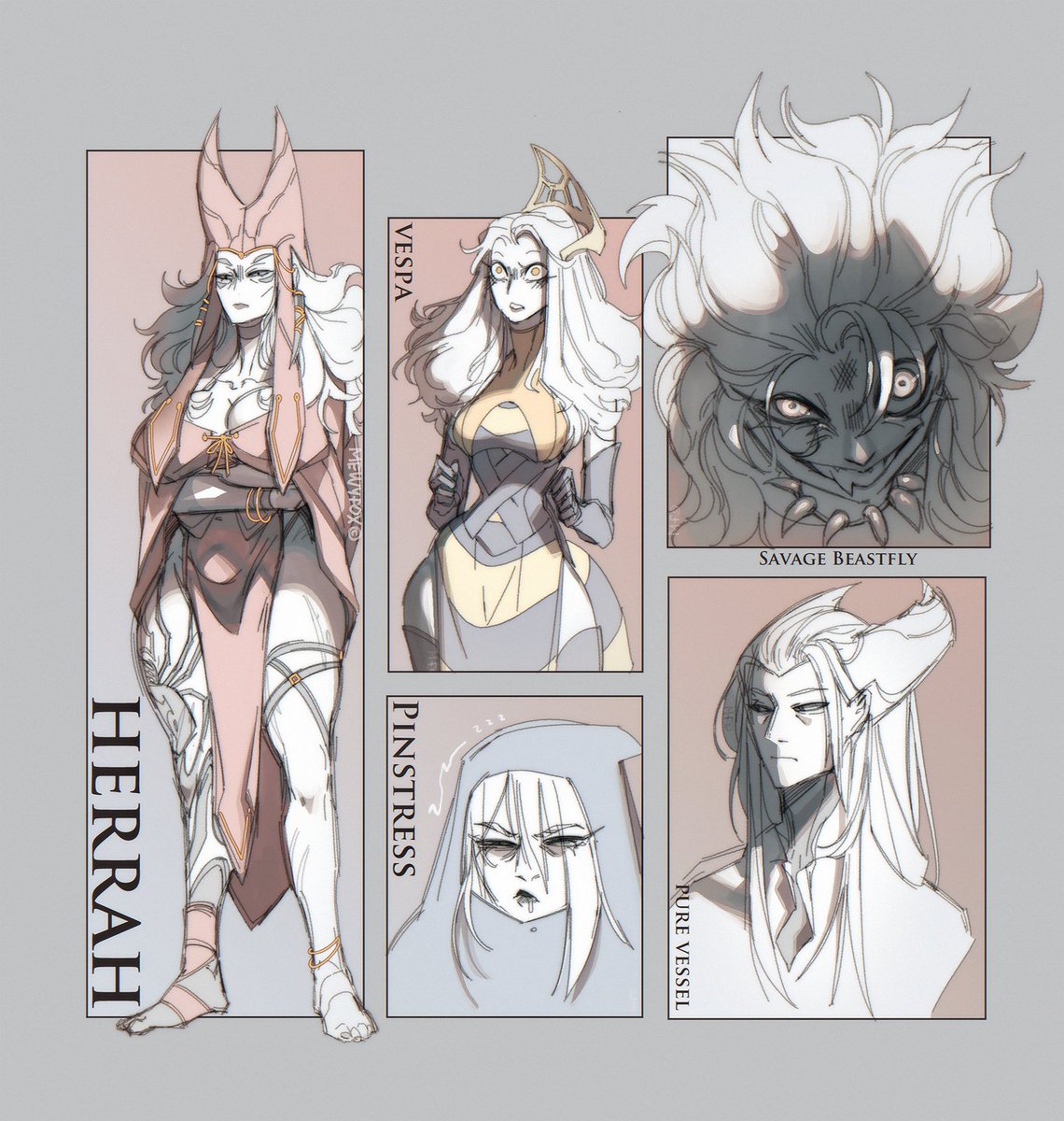 yea ma luv Herrah.  
#hollowknightart