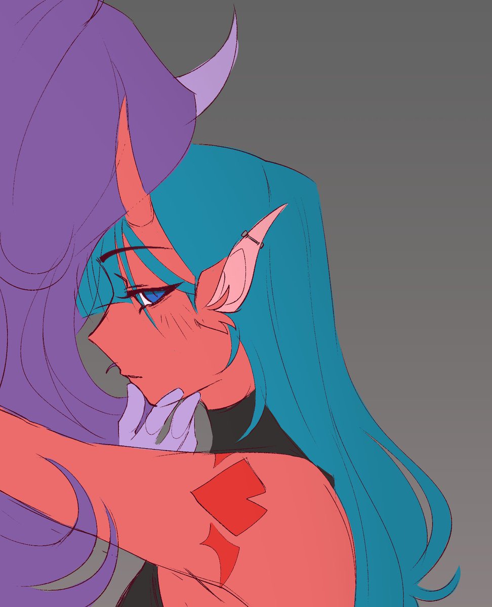AngyHorizon's tweet photo. @berrybolu_ I feel like I'm late to the party but that won't stop me òwó sure I could draw more of my own OC Erin but these are from 2022! I have barely drawn in eons! lmao https://t.co/oPc1FUoU6g